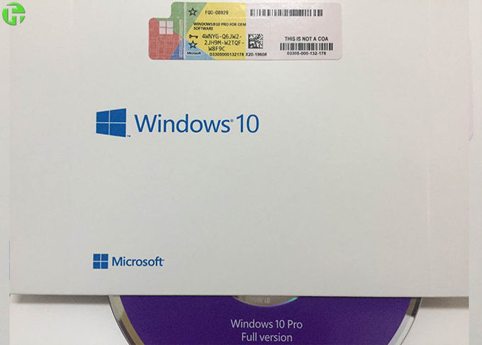 Παράθυρα 10 λογισμικού cOem του Microsoft Office επαγγελματική λιανική βασική κάρτα