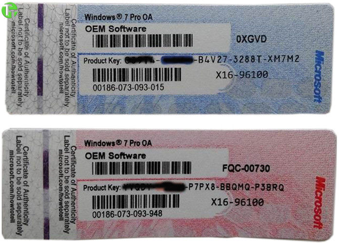 64bit Processor Computer Ram Memory Key Sticker For Dell / HP / Lenovo