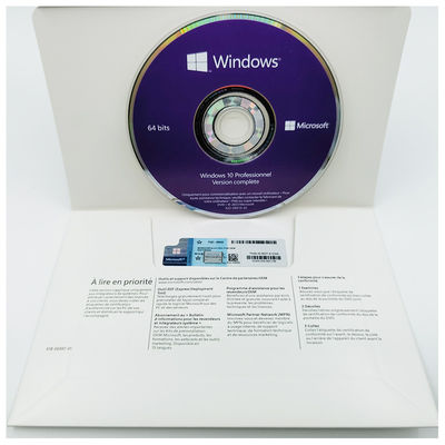 Windows 10 Pro OEM 64Bit System Builder DVD - Πολυγλωσσική (Eng/Fr/De/Es/It) Διαδικτυακή ενεργοποίηση