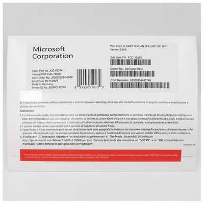 Microsoft Windows 11 Pro OEM Ιταλική άδεια επαγγελματικού σταθμού εργασίας με BitLocker και απομακρυσμένο γραφείο
