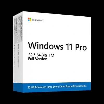 Windows 11 Pro OEM 32*64 Bits Πλήρης Έκδοση με Απαίτηση 20 GB Ελάχιστου Χώρου Στον Σκληρό Δίσκο και Έτοιμο για Άμεση Αποστολή