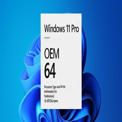 Windows 11 Pro OEM X86 64 τύπος επεξεργαστή και αρχιτεκτονική 64 bit για επαγγελματικό χώρο δίσκου 16 GB