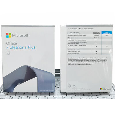 Επίσημο Microsoft Office 2021 Pro Plus Key 1 PC Ψηφιακή άδεια Ασφαλώς συνδεδεμένο με το λογαριασμό σας MS