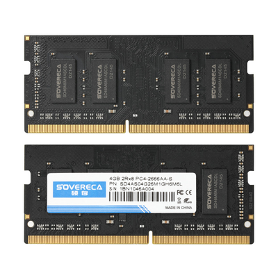 RAM DDR4 4GB 2666MHz SODIMM μνήμης κριού υπολογιστών SPD JEDEC