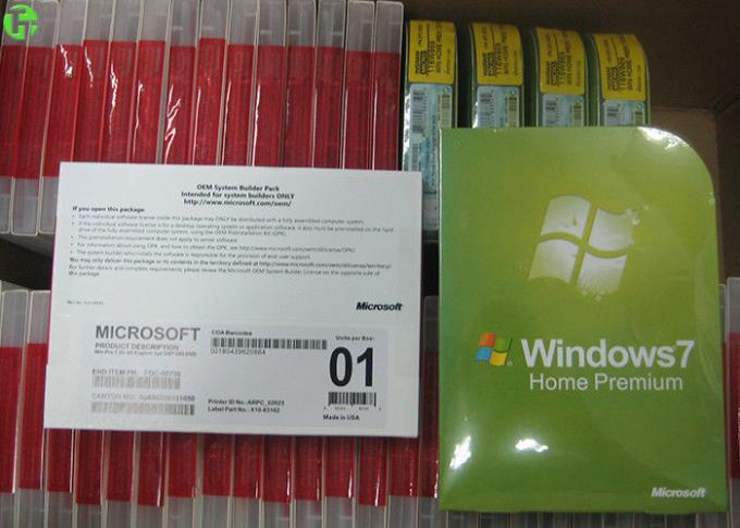 Αρχικό τριανταδυάμπιτο Χ το εξηντατετράμπιτο Microsoft Windows 7 υπέρ λιανικό κιβώτιο για τους υπολογιστές