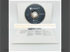 Επίσημο Microsoft Windows 11 Pro Γαλλικό DVD OEM System Builder 64-Bit Άδεια