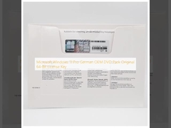 Microsoft Windows 11 Pro Γερμανικό πακέτο DVD OEM Αρχικό 64-bit κλειδί άδειας